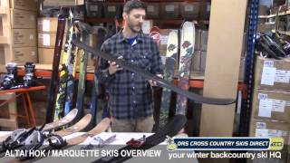 Altai Hok Marquette SkiSnowshoe Hybrids Review amp Comparison  ORS Cross Country Skis Direct [upl. by Nennek]