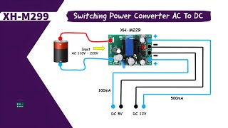 XHM299 Switching Power Supply Module AC To DC Converter 220V  12V [upl. by Aketahs872]