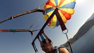 Boat Paragliding Nidri Lefkada [upl. by Rennoc]