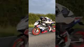 Aprilia RS 660 flyby Dominator exhaust systemGabro Racing T800 UpMapFASTLOUD [upl. by Jerrol]