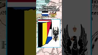 Flag map of Neutral Moresnet [upl. by Ahseenal]