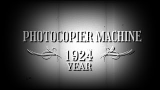 Secret photocopier project 1924 year [upl. by Eimia940]