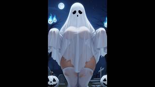 Spectral Figure on a Halloween Night  4K  Music  AI Art Lookbook [upl. by Levitan]