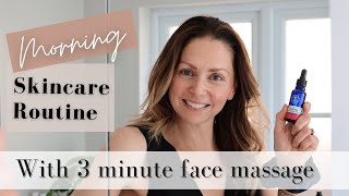 Morning skincare routine with face massage [upl. by Ainos444]