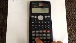 Converting from Degrees to Radians using the calculator Casio fx991MS [upl. by Everrs398]