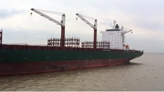 Launching Martha Schulte 3600 TEU Container Ship [upl. by Imoin]