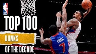 NBAs Top 100 Dunks Of The Decade [upl. by Lamaj8]