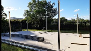 Installing a Carport Part 2  Install Posts and Beams [upl. by Burney]