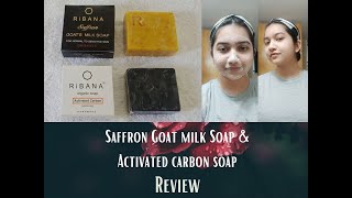 Hyped or Does it really work  Ribana Activated Carbon Soap amp Saffron Goats Milk Soap Review [upl. by Page]