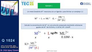 Equilibrio de complejos y precipitacion [upl. by Estelle660]