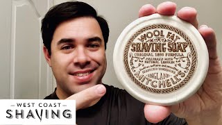 Mitchells Wool Fat Shaving Soap  The Daily Shave [upl. by Amerak]