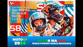 2024 MOTOGP  GP SAN MARINO  KRAJOBRAZ PO POWROCIE MARCA MARQUEZA [upl. by Azilef927]