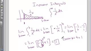 Improper Integrals BC Calc [upl. by Ariaz79]