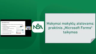 Mokymai mokyklų atstovams praktinis „Microsoft Forms“ taikymas [upl. by Aronow]