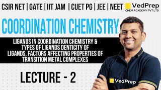 CSIR NET Coordination Chemistry  Denticity of Ligand  Types of Ligands  L2 [upl. by Onyx]