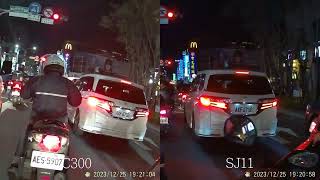 SJCAM C300 VS SJ11 active2k30night [upl. by Vtarj]