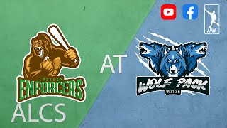 2024 ALCS 2  Enforcers vs Wolf Pack  AWA Wiffle Ball 2024 [upl. by Georgina]