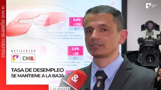 Desempleo en Colombia se mantiene en un 93  en septiembre  Canal 1 [upl. by Nostets667]