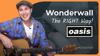 Learn Wonderwall Guitar Chords and Lyrics  Oasis  PlayAlong Guitar Practice Track Capo 2 [upl. by Sacks]