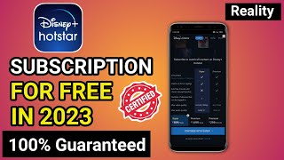 How to get free Hotstar subscription 2023 l Hotstar free subscription l Hotstar subscription free [upl. by Nnylrats]