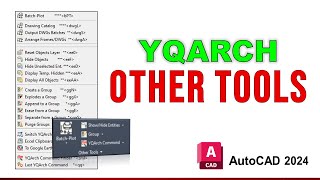 YQArch Tutorial OTHER TOOLS  AutoCAD 2024 [upl. by Amata]