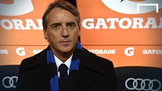 Mancini happy with Inters performance [upl. by Rabin694]