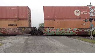 Union Pacific intermodal train [upl. by Lane]