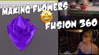 Flowers in Fusion 360 [upl. by Rehm]