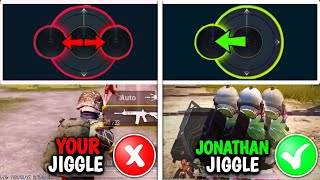 How To Jiggle Fast Like JONATHANGAMINGYT  How To Jiggle Fast In BGMI  PUBG MOBILE Close Range Tips [upl. by Noyad]