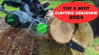 5 Best Electric Chainsaws for 2024 [upl. by Einaled]