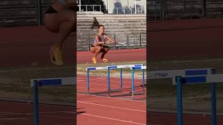 HURDLE JUMPS 🔥 training hurdle jumps sports [upl. by Emorej]