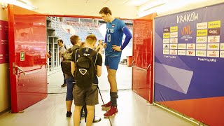 Volleyball KING  Height 218cm  Spike 375cm  Volleyball Giant Dmitriy Muserskiy HD [upl. by Aldarcie]