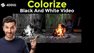 AI Software  Colorize Black and White Video by Using AI Power  2024 [upl. by Eiduj]