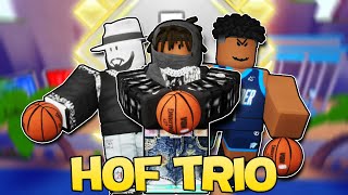 The MOST INSANE HOF Trio In Hoopz  ROBLOX HOOPZ [upl. by Anoek]