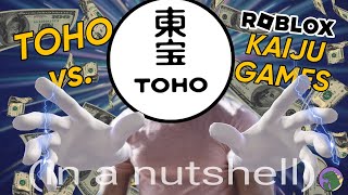 TOHO vs Roblox Kaiju Games [upl. by Akibma]