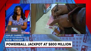 Powerball jackpot increases to 800 million [upl. by Tamarah80]