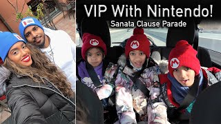 VIP With Nintendo Torontos Santa Claus Parade 2023  FAMILY VLOG [upl. by Tine]