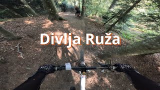 Bike Park Sljeme  Divlja Ruža trail🌹 [upl. by Vedis]