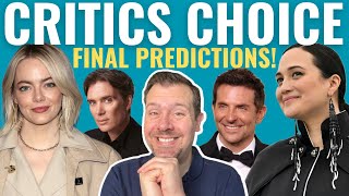 Final Critics Choice Awards Predictions 2024 [upl. by Myra]