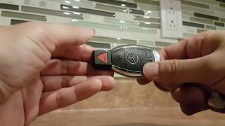 Mercedes Benz Key Fob Battery Replacement CR2025 GLA [upl. by Fabron849]