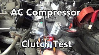 Howto Test for AC Compressor Clutch Function [upl. by Anemix]