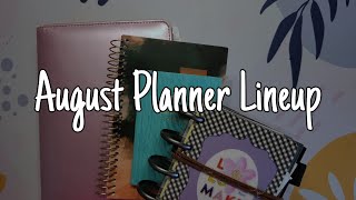 August Planner Lineup  Chatty Video Discussing July Successes  Major Changes for Work Planners [upl. by Sharman]