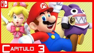 New Super Mario Bros U Deluxe Caco Gazapo  Capitulo 3  Nintendo Switch [upl. by Leirraj]