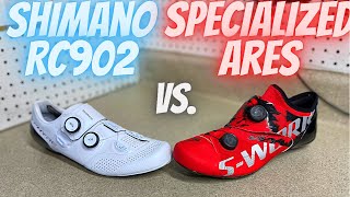 SHIMANO SPHYRE RC902 vs SPECIALIZED SWORKS ARES SHOES PROS AND CONS WEIGHTS [upl. by Bayly677]