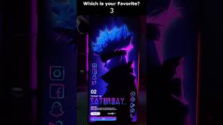 Which is Your Favorite Live Wallpaper  Anime Edition😍 [upl. by Neisa]