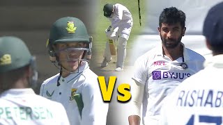 jasprit bumrah vs marco jansen  Bumrah Bowled Marco Jansen  Bumrah Fight Marco Jansen  3rd Test [upl. by Richmal]