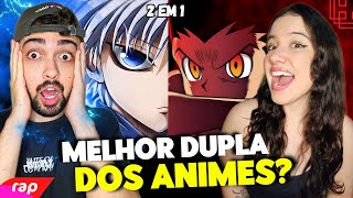 Rap do Gon amp Killua  7 Minutoz Hunter x Hunter React [upl. by Denney]