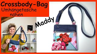 CrossbodyBag Umhängetasche quotMaddyquot Einfach erklärt [upl. by Jansen435]