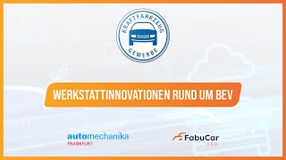 Werkstattinnovationen rund um BEV  Automechanika 2024 [upl. by Marala]