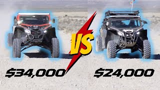 DONT BUY A CANAM Until you watch this XRS TURBO R VS X3 turbo side by side comparison [upl. by Wachtel]